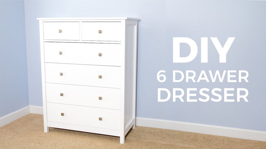 How to build a DIY dresser aka chest of drawers