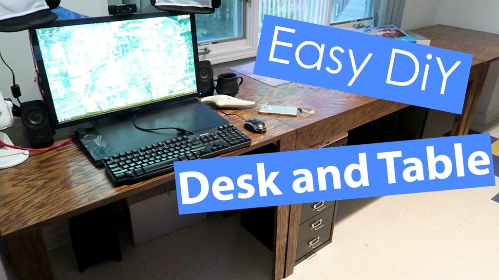 My small desk just didn't give me enough space to draw, edit videos, or play video games comfortably