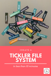 Have you ever felt frustrated by piles of paper mounting up on your desk, your counters, or shoved in a work bag?  Most of us can’t keep up with what is coming in each day.  That’s why one of my first recommendations when I meet with client’s...