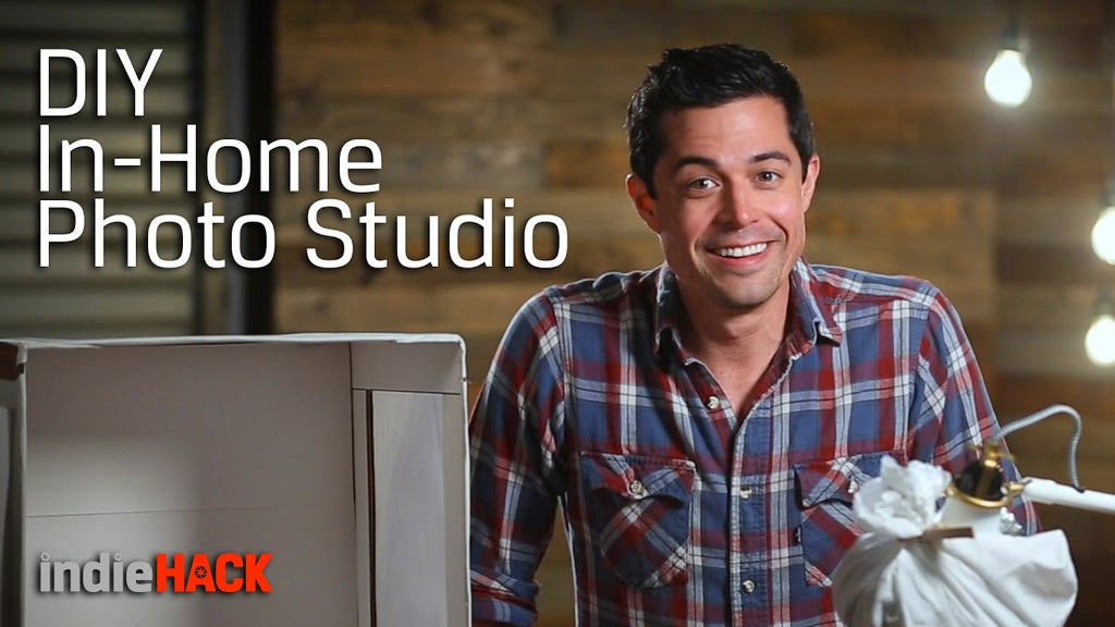You can create a home photography studio on the cheap with a few things you probably already have around your house and get pro-quality results