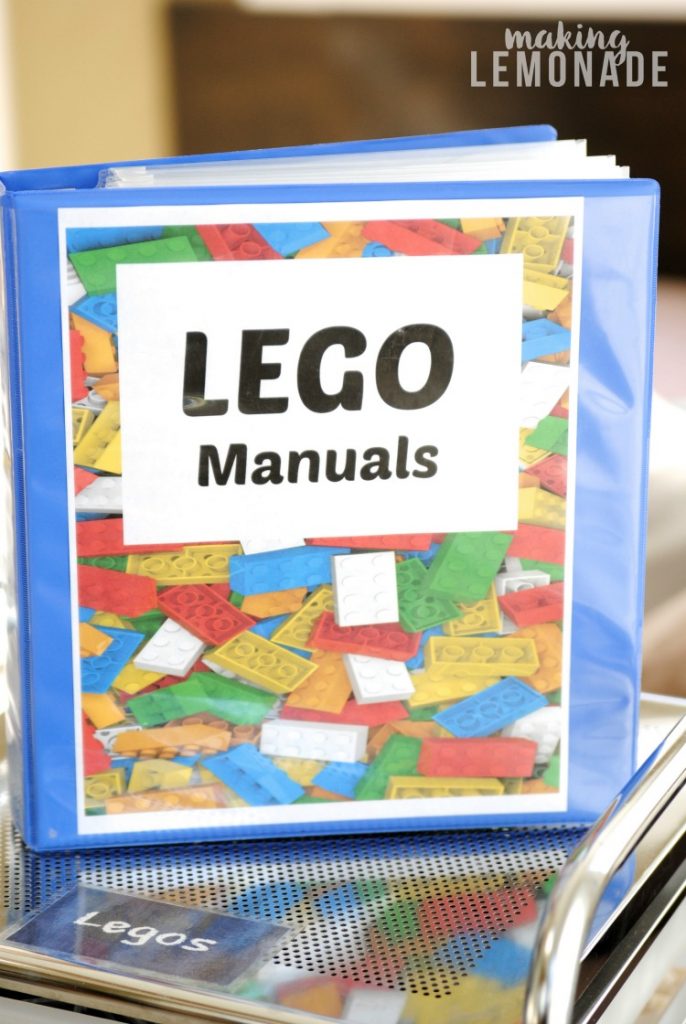 Drowning in a sea of LEGO manuals? I used to be too! Thankfully, I created this easy hack that will help you organize all of your LEGO manuals once and for all