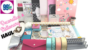 In my latest 99 Cent Store Haul I found some adorable gift bags with beautiful prints, an assortment of ribbon, as well as a ton of decorative and stationary items!