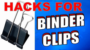 If You thought paper binder clips were just used holding sheets of paper together you couldn't be further from the truth? This video will introduce you to a world of ...