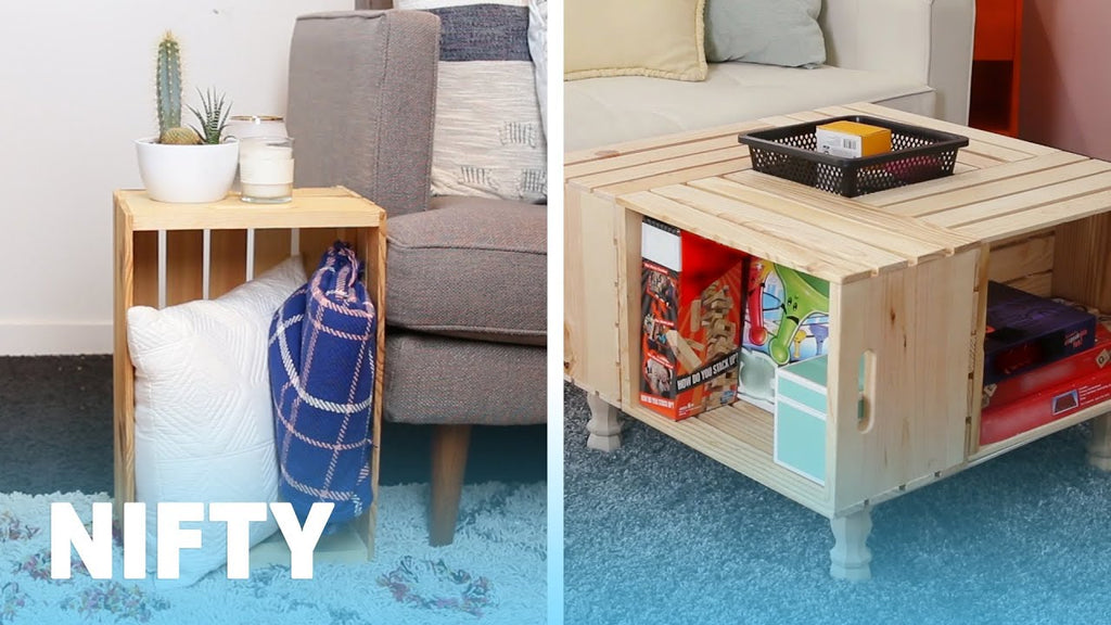 Get your life together with the Nifty Organization Journal: bit.ly/2AYkXm2 Here is what you'll need! Adding Storage Space In Your Small Living Room 1