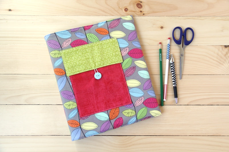 DIY Padded Binder Cover {free tutorial}