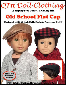 Old School Flat Cap 18" Doll Accessories