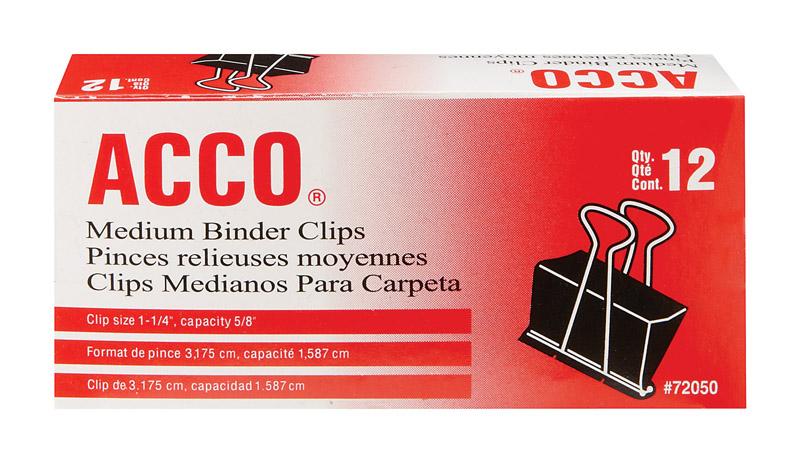 Acco Binder Clips 5/8 In.